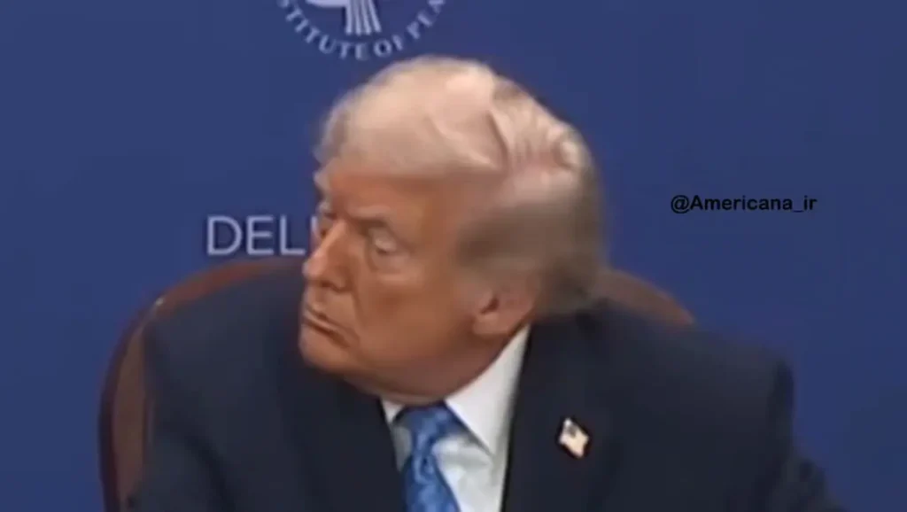 چرت زدن ترامپ در نشست توافق صلح کنگو و رواندا