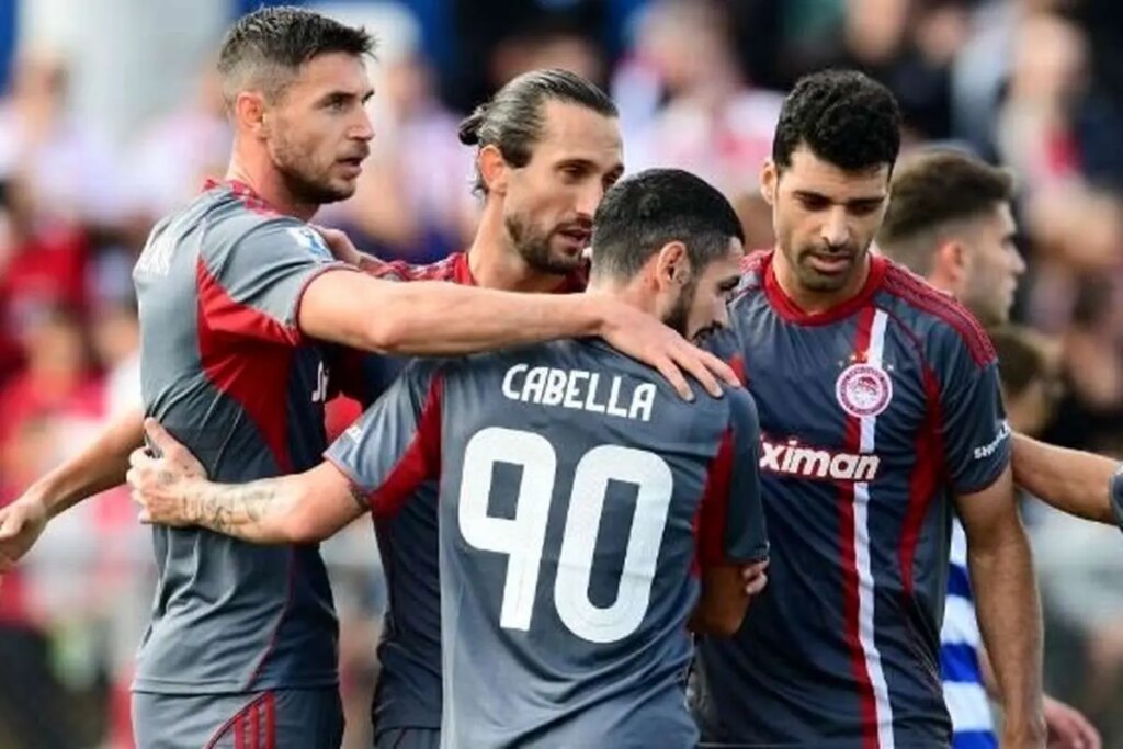 برد پرگل المپیاکوس مقابل سورت با حضور مهدی طارمی