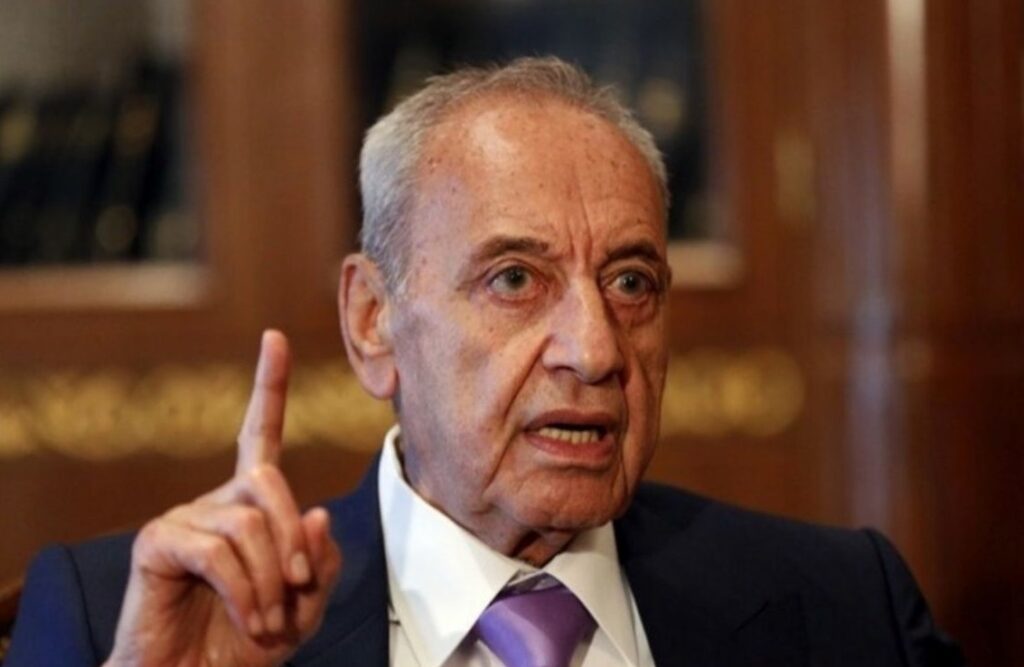 نبیه بری، رئیس پارلمان لبنان: اظهارات تام باراک، فرستاده آمریکا در خصوص الحاق لبنان به سوریه یک غلط بزرگ است / اصلاً قابل قبول نیست که با مردم لبنان با چنین لحنی صحبت شود