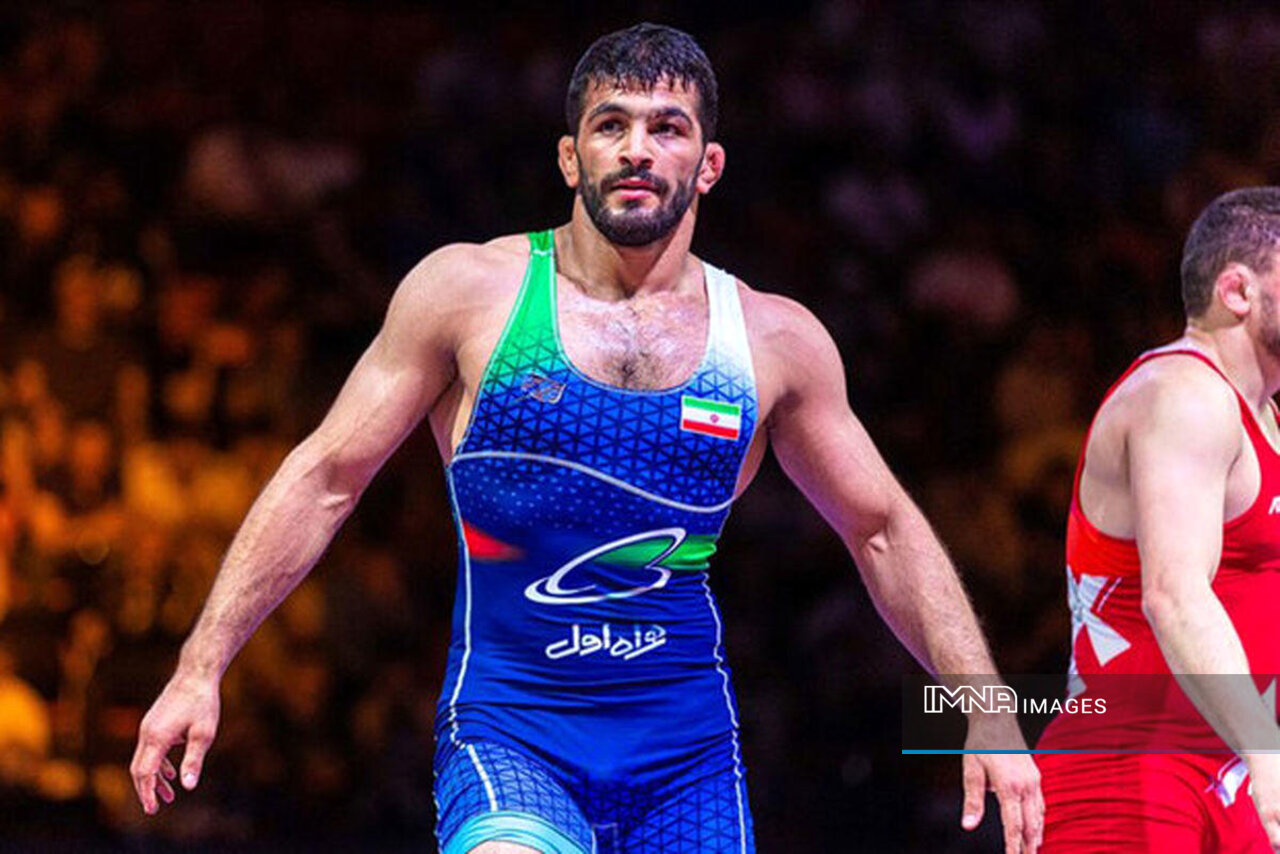 فیلم کشتی حسن یزدانی در دیدار فینال لیگ برتر مقابل گلژ