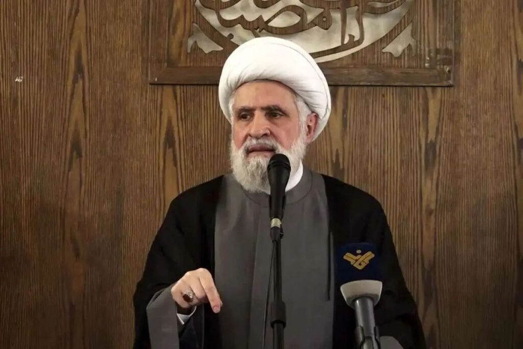 شیخ نعیم قاسم: حتی اگر آسمان به زمین بیاید، برای تحقق اهداف اسرائیل خلع سلاح نخواهیم شد/ با وجود مذاکرات دولت، حملات رژیم صهیونیستی‌ هم ادامه دارد، دیگر مذاکره چه فایده‌ای دارد؟