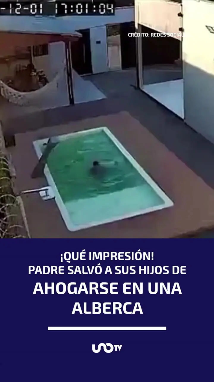 ببینید؛ نجات نفس‌گیر دو برادر پس از افتادن در استخر