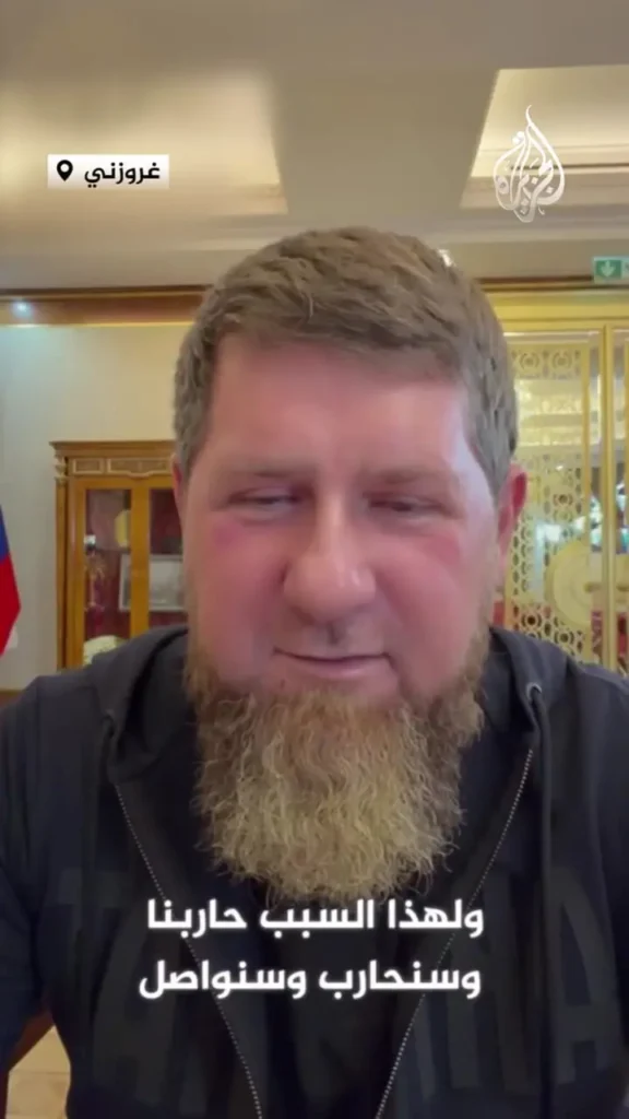 رهبر چچن زلنسکی را «شیطان» خواند