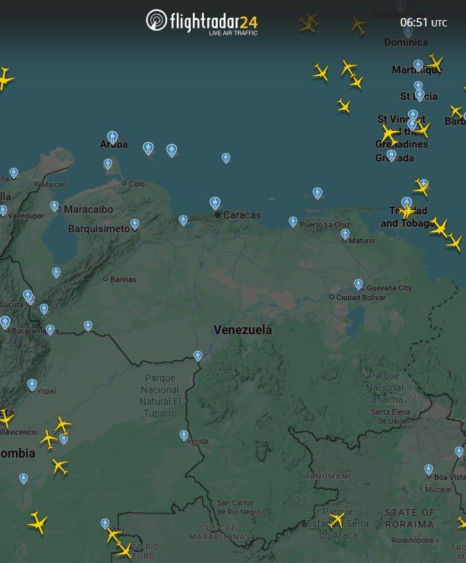 حمله آمریکایی ها به بندری در کاراکاس/ الجزیره: صدای انفجار شنیده شد و دود در پایتخت ونزوئلا بلند شد/ آسوشیتدپرس: حداقل 7 انفجار در کاراکاس رخ داد/ رویترز: قطع برق در منطقه نزدیک یک پایگاه نظامی در جنوب پایتخت ونزوئلا حمله آمریکایی ها به بندری در کاراکاس/ الجزیره: صدای انفجار شنیده شد و دود در پایتخت ونزوئلا بلند شد/ آسوشیتدپرس: حداقل 7 انفجار در کاراکاس رخ داد/ رویترز: قطع برق در منطقه نزدیک یک پایگاه نظامی در جنوب پایتخت ونزوئلا