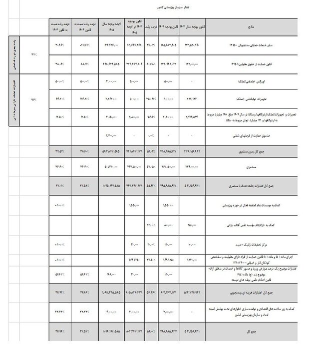 رفاه در لایحه بودجه 1405; پوشش ۲۲ درصدی نیازهای قانون حمایت از معلولان
