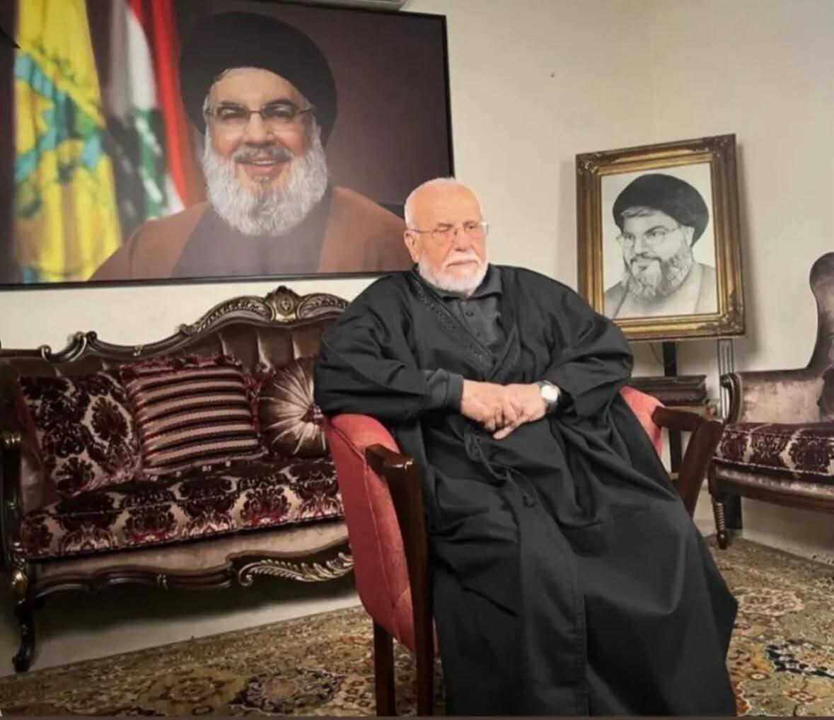 وداع پدر شهید سید حسن نصرالله + بیوگرافی و عکس