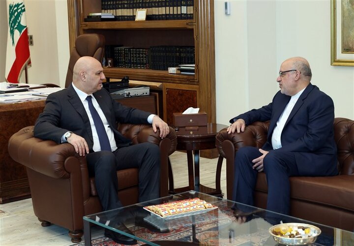دیدار سفیر ایران با رئیس جمهور لبنان در پایان این ماموریت