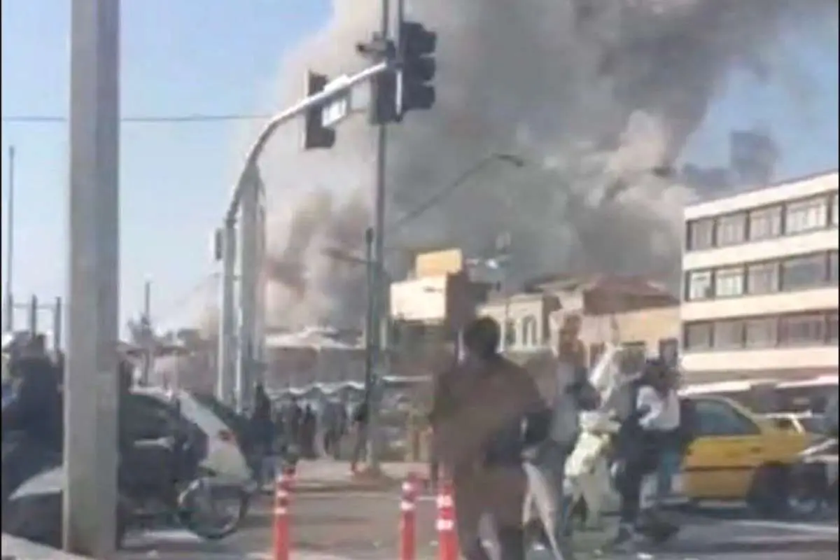 تصویری از شدت انفجار در خیابان پاستور