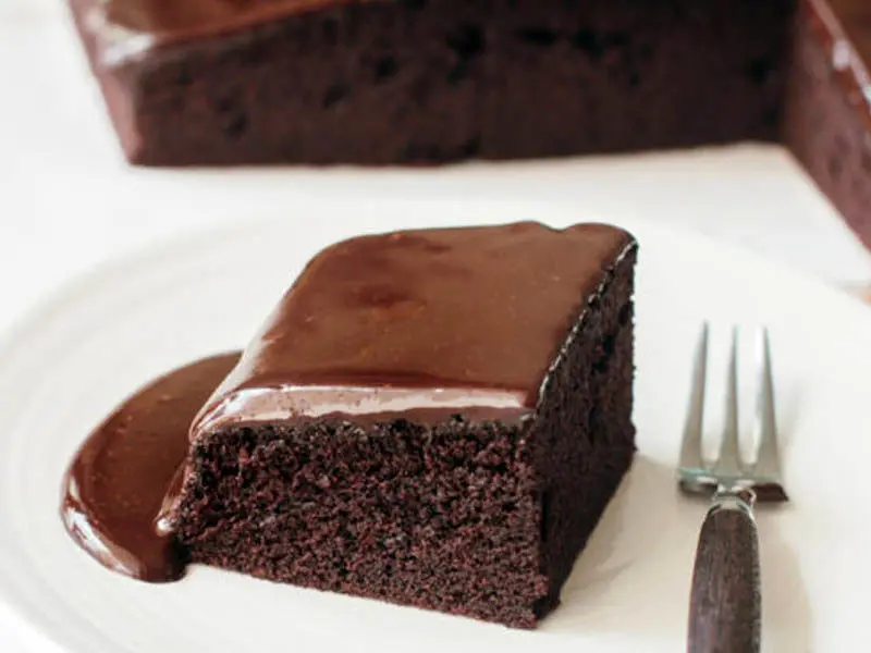 کیک شکلاتی داغ