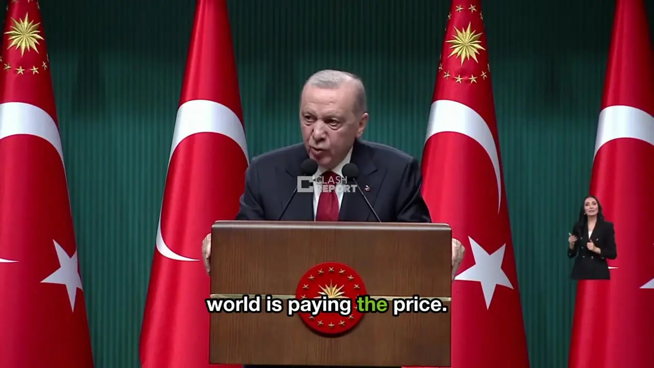 انتقاد تند اردوغان درباره جنگ نتانیاهو