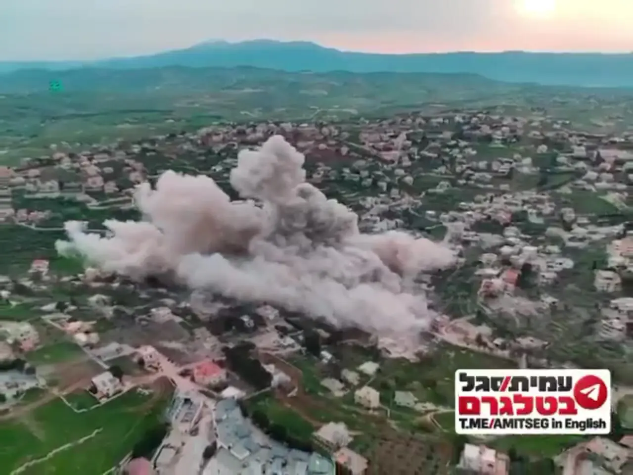 انهدام روستاهای جنوب لبنان توسط اسرائیل