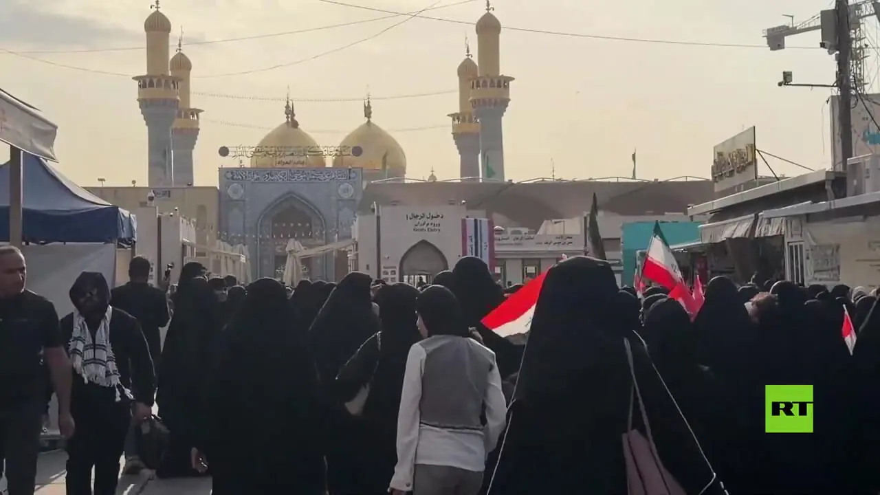 تظاهرات زنان عراقی در حمایت از ایران