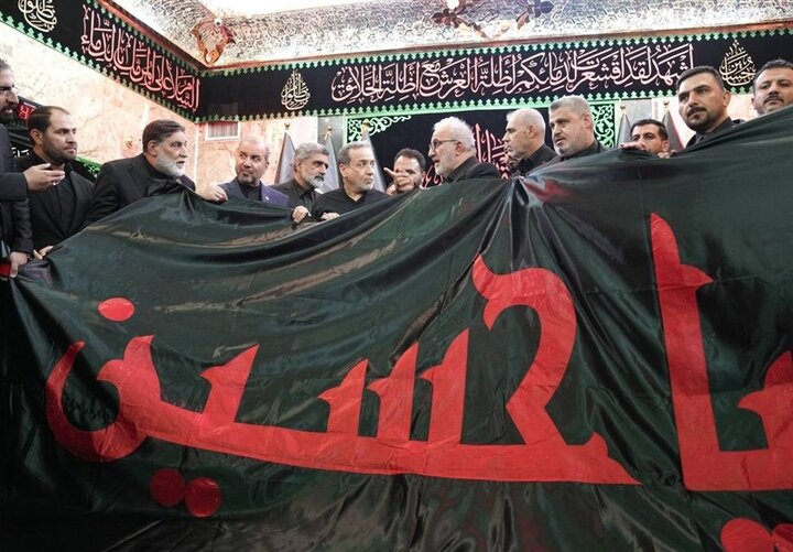 زیارت عراقچی از حرم مطهر امام حسین علیه السلام و حضرت ابوالفضل العباس علیه السلام