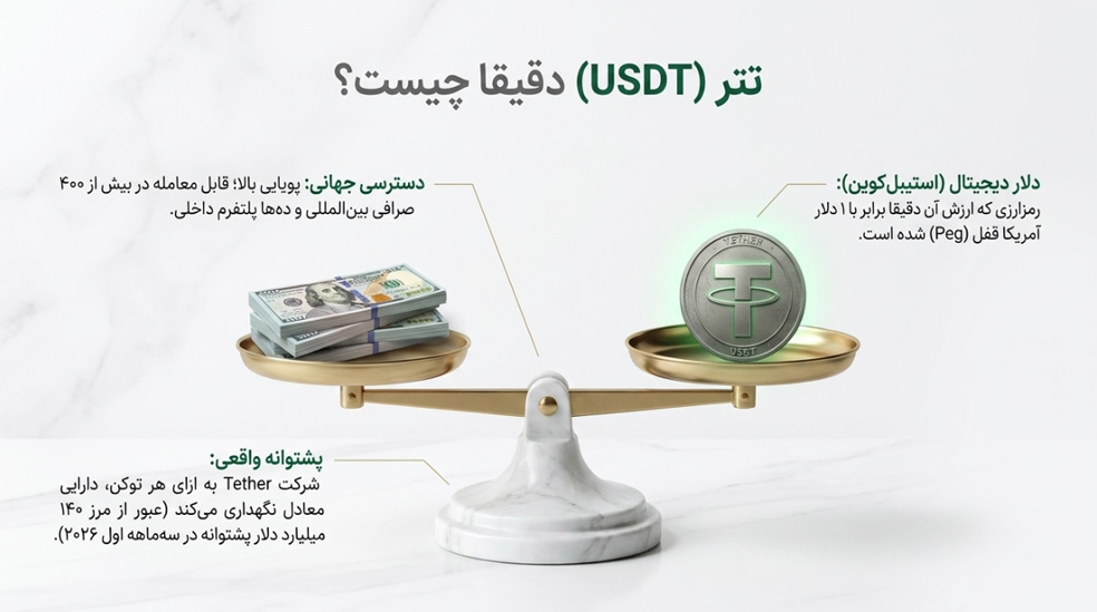 تتر چیست؟ چه مزایایی دارد و چرا محبوب است؟