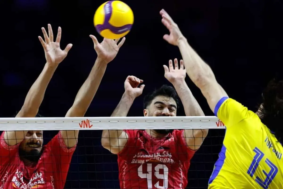 ببینید خلاصه بازی والیبال اوکراین 3 - ایران 1 | لیگ ملت های والیبال 2026