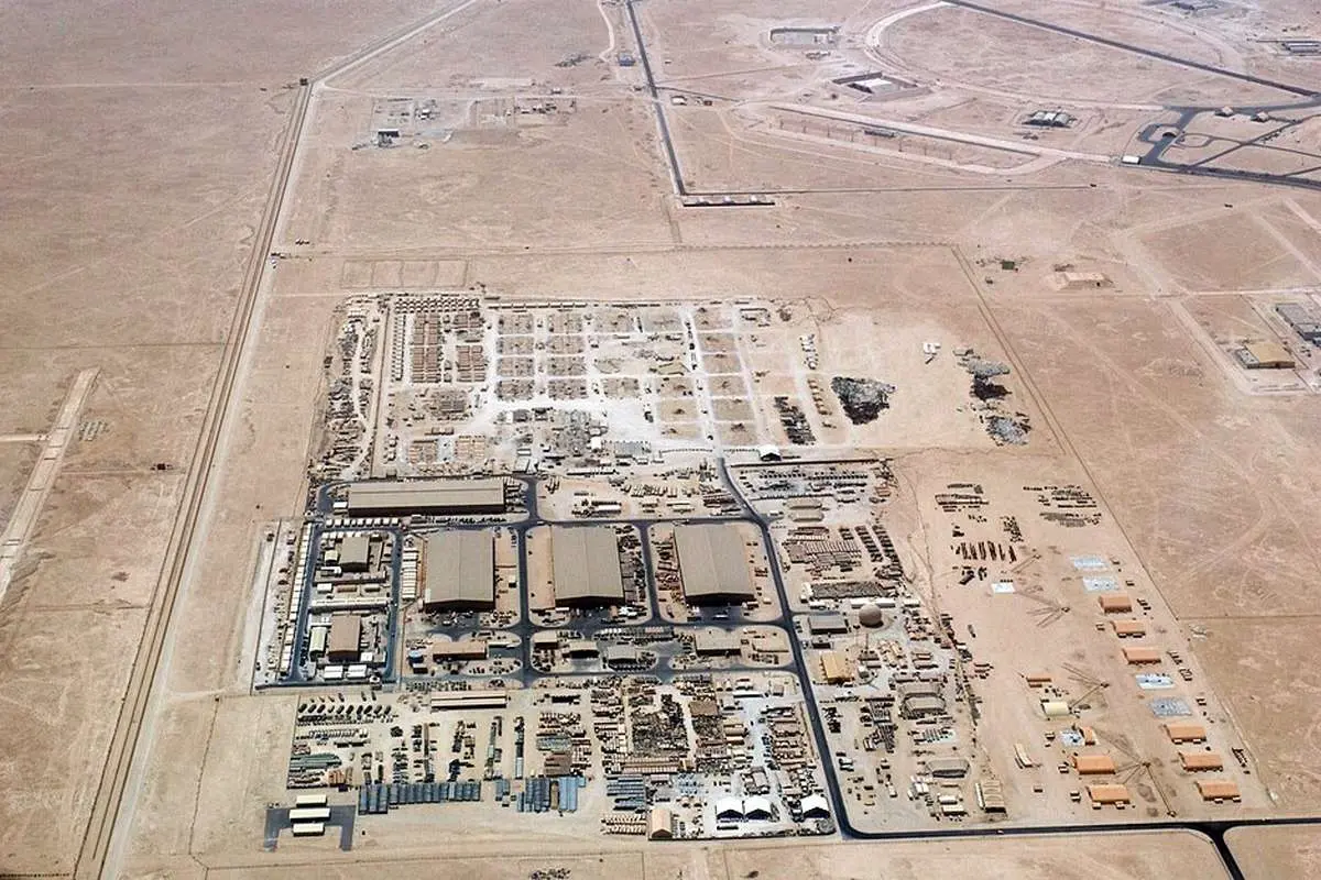 تصاویر ماهواره ای از پایگاه نظامی آمریکا در اردن قبل و بعد از حملات 