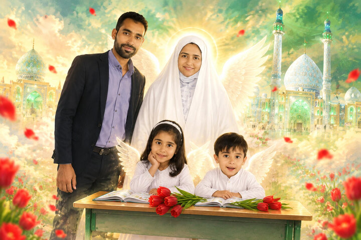 سه شهید مدرسه شجره طیبه در دل پدر مینابی هستند سه شهید مدرسه شجره طیبه در دل پدر مینابی هستند
